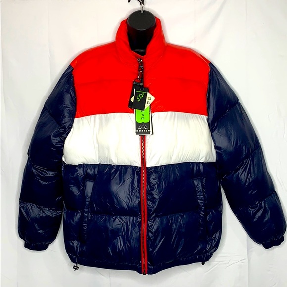 Norden Other - Norden unisex colorblock faux down filled bomber